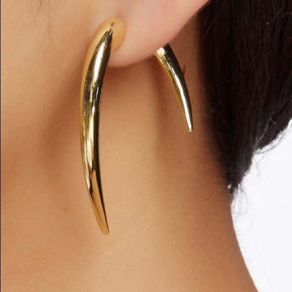 Jules Smith Jewelry - Gold Claw Dagger Double Sided Tusk Earrings